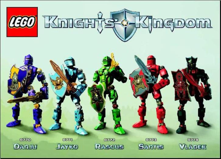 Knight Kingdom ridders € 6,50 per stuk. Verzenden mogelijk, Kinderen en Baby's, Speelgoed | Duplo en Lego, Zo goed als nieuw, Lego