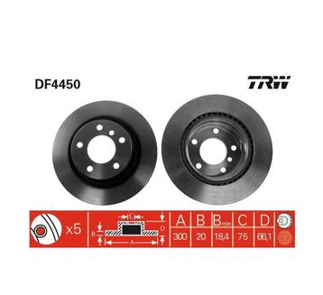 Remschijven Achter TRW DF4450 300mm BMW - NIEUW beschikbaar voor biedingen