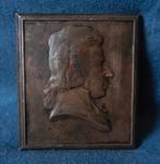 Bronzen relief Portret Mozart door E. Telcs geg. Begeer h. 6, Antiek en Kunst, Ophalen of Verzenden