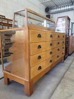 vintage antieke engelse toonbank ladekast balie winkel, Ophalen