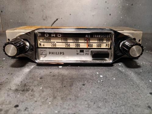 Zeldzame Ford Philips autoradio Oltdtimer Oltimer Vintage, Auto diversen, Autoradio's, Zo goed als nieuw, Ophalen of Verzenden