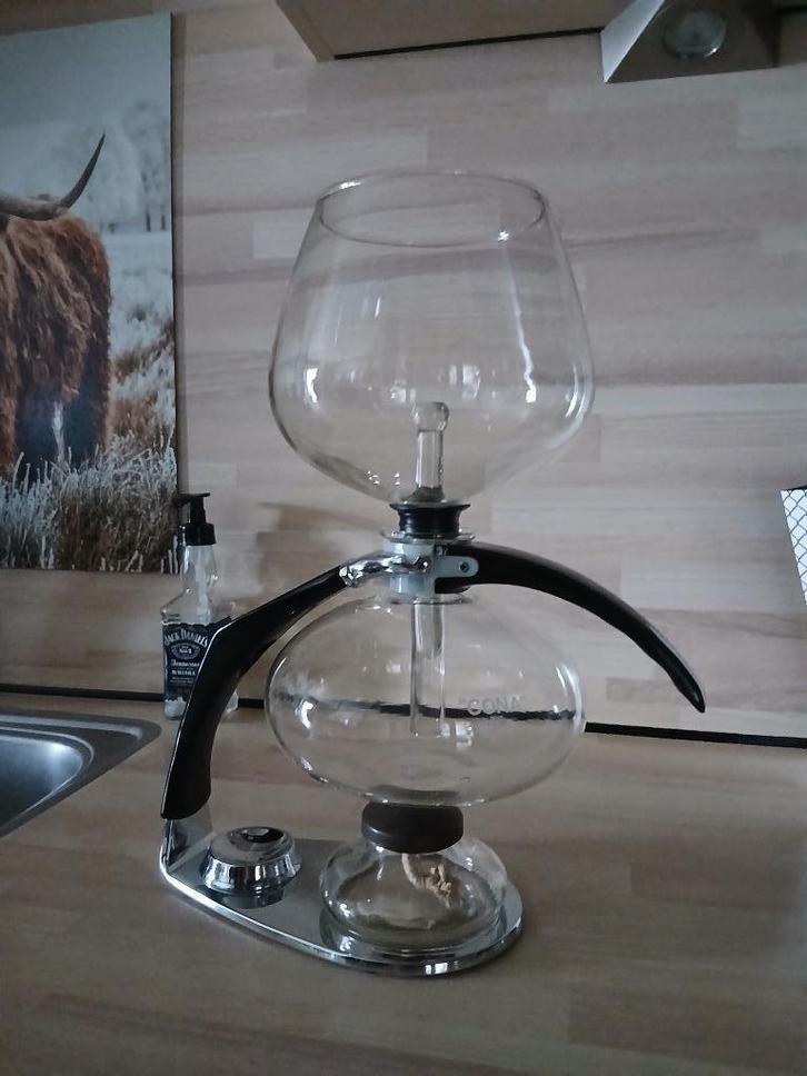 Cona Size D-Genius All Glas koffiezetter/koffiemaker., Witgoed en Apparatuur, Koffiezetapparaten, Zo goed als nieuw, Gemalen koffie