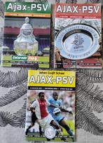 Drie programma's Ajax tegen PSV.  JC Schaal en KNVB beker, Ophalen of Verzenden, Zo goed als nieuw, Ajax, Overige typen
