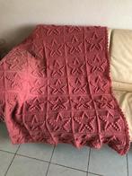 Nieuwe zelf gehaakte woondeken. Roze., Huis en Inrichting, Ophalen, Nieuw