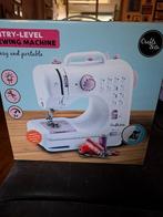 Crafts& Co naaimachine voor de jonge naaister, Hobby en Vrije tijd, Naaimachines en Toebehoren, Ophalen of Verzenden, Zo goed als nieuw