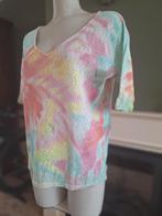 Caroline Biss mooie kleurrijke trui opengewerkt 40, Maat 38/40 (M), Overige kleuren, Verzenden, Zo goed als nieuw
