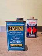 Olieblik Marly Natuurgrafiet 125 ml - Vintage, Verzamelen, Blikken, Ophalen of Verzenden, Zo goed als nieuw, Overige