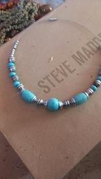 Spang met turkoois kralen, Blauw, Ophalen of Verzenden, Zo goed als nieuw, Steen of Mineraal