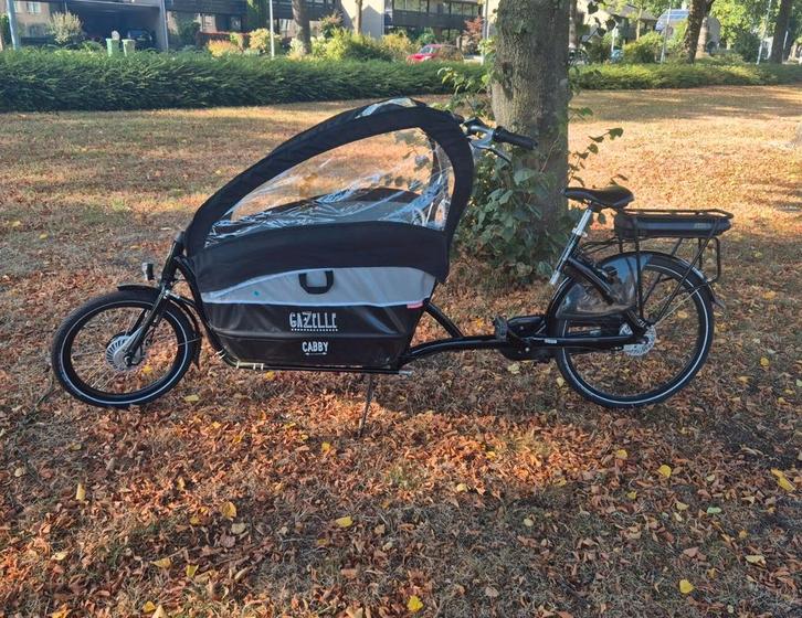 Elektrische gazelle cabby bakfiets NIEUW ACCU, Fietsen en Brommers, Fietsen | Bakfietsen, Zo goed als nieuw, Gazelle, Ophalen