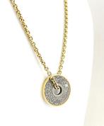 Meister Design 18 K Gouden Anker Collier Hanger 0.07 Diamant, Onbekend, Ophalen of Verzenden, Zo goed als nieuw, Onbekend