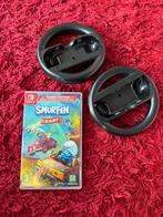 Nintendo Switch Smurfen Kart + stuurtjes, Spelcomputers en Games, Racen en Vliegen, Ophalen of Verzenden, Zo goed als nieuw, 3 spelers of meer