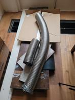 Rvs dubbelwandig kanaal 125 reststuk 130cm, Doe-het-zelf en Verbouw, Buizen en Afvoer, Afvoer, Ophalen of Verzenden, Rvs, Minder dan 2 meter