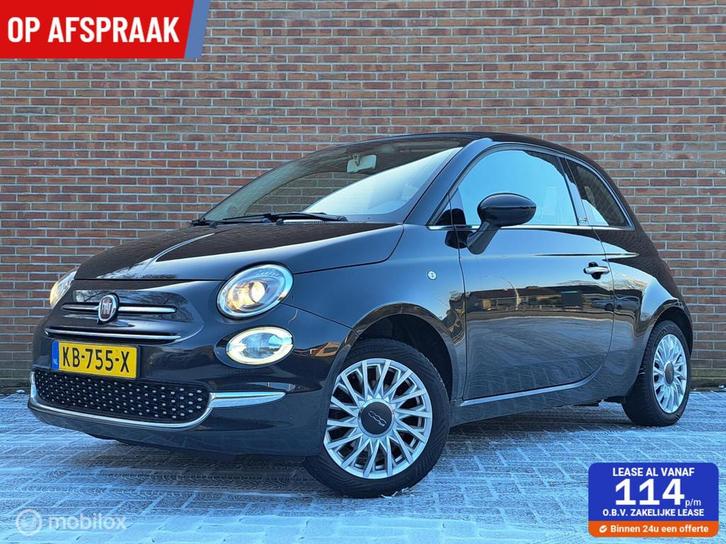 Fiat 500 0.9 TwinAir Turbo Lounge, Auto's, Fiat, Bedrijf, Te koop, ABS, Airbags, Airconditioning, Alarm, Bluetooth, Boordcomputer