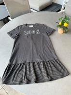 Zwart/grijs Wanderlust Amsterdam Rock jurkje, maat M, Verzenden, Zo goed als nieuw, Grijs, Boven de knie