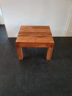 Mooie teak houten salon tafel 70x70 perfect formaat!, Huis en Inrichting, Tafels | Salontafels, 50 tot 100 cm, Minder dan 50 cm