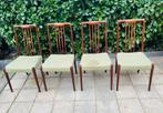 Set van 4 Scandinavisch design eetkamerstoelen, Ophalen of Verzenden, Gebruikt