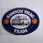 Leuke oude sticker.  SAMSON SHAG TEAM., Ophalen of Verzenden, Zo goed als nieuw, Overige typen