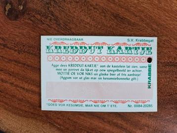 Kreddut kartje 85 Stichting Vastenavend Krabbegat  beschikbaar voor biedingen
