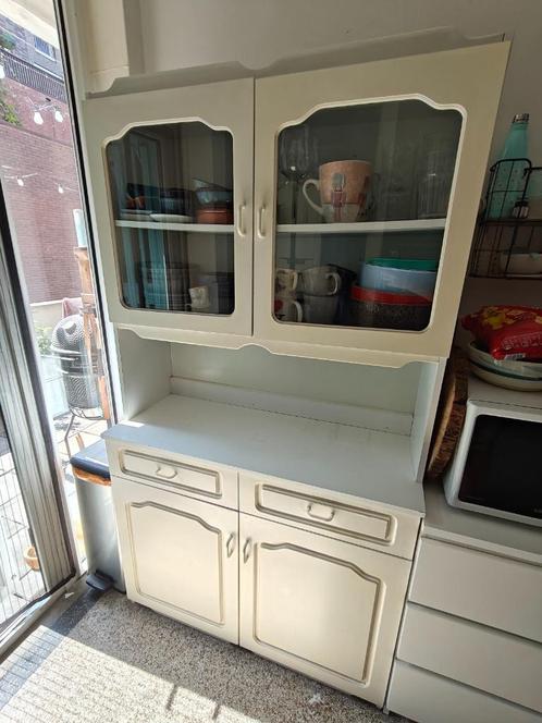Witte buffetkast - Gratis af te halen, Huis en Inrichting, Kasten | Buffetkasten, Gebruikt, 150 tot 200 cm, 100 tot 150 cm, 25 tot 50 cm