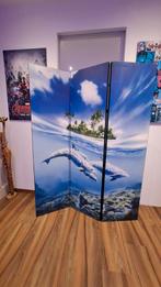 Kamerscherm / Ruimteverdeler - Marine Canvas, Ophalen, Gebruikt