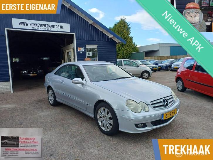 Mercedes CLK-klasse Coupé 200 K. Elegance van 1ste eigenaar, Auto's, Mercedes-Benz, Bedrijf, Te koop, CLK, ABS, Airbags, Airconditioning