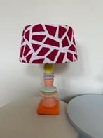 Unieke kleurrijke lampenkap met evt lampenvoet NIEUW, Ophalen of Verzenden, Zo goed als nieuw