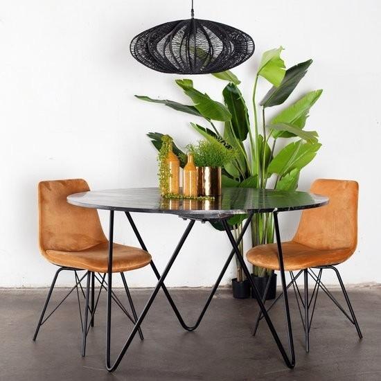 Eetkamer tafel coco marmer zwart 125 cm NIEUW, Huis en Inrichting, Tafels | Eettafels, Nieuw, 100 tot 150 cm, 100 tot 150 cm, Rechthoekig