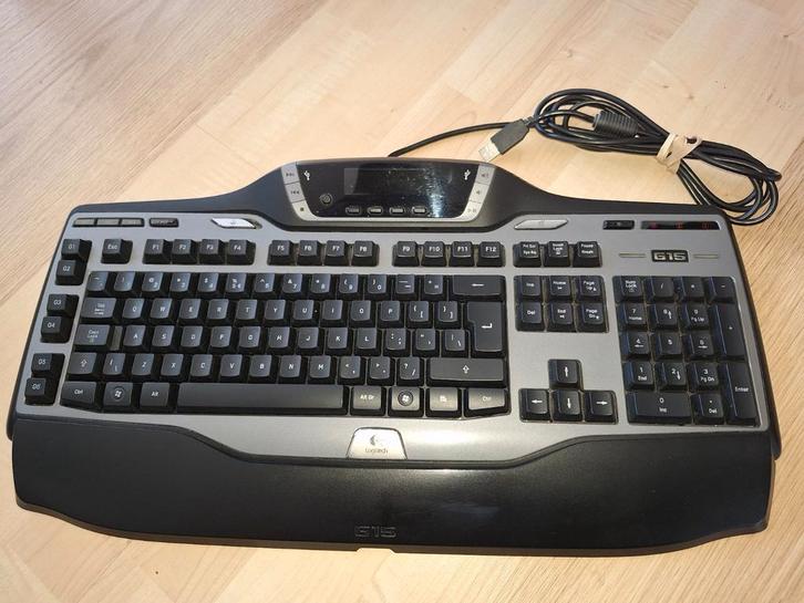 Vintage logitech G15 Gaming Toetsenbord, Computers en Software, Toetsenborden, Gebruikt, Qwerty, Bedraad, Gaming toetsenbord, Multimediatoetsen