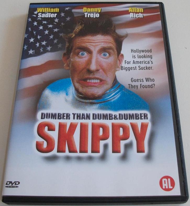 Dvd *** SKIPPY *** Dumber than Dumb & Dumber, Cd's en Dvd's, Dvd's | Komedie, Zo goed als nieuw, Overige genres, Alle leeftijden