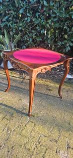 Antieke kaarttafel mahonie ca.1880, Antiek en Kunst, Ophalen of Verzenden