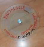 Glazen draaiplateau voor kaas, toast, hapjes, taart enz., Huis en Inrichting, Overige typen, Ophalen of Verzenden, Overige stijlen