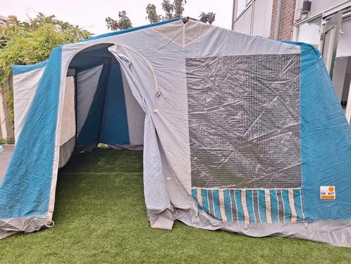 De Wit bungalowtent - max 5 pers - katoendoek 315x240x200cm, Caravans en Kamperen, Tenten, tot en met 5, Gebruikt, Ophalen