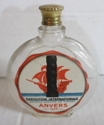 antiek parfumflesje Exposition Int. Antwerpen 1930 Marfurt beschikbaar voor biedingen