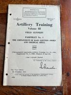 WO2 Brits voorschrift gebruik rookgranaten artillerie 1943, Verzamelen, Amerika, Verzenden, Boek of Tijdschrift