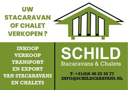 GEZOCHT : Te koop gevraagd stacaravans, chalets per direct, Caravans en Kamperen, Stacaravans, tot en met 6, Ophalen
