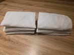 3x AeroSleep hoeslaken 120x60 + 3x Look-a-like (wit), Jongetje of Meisje, Ophalen of Verzenden, Zo goed als nieuw, Wit