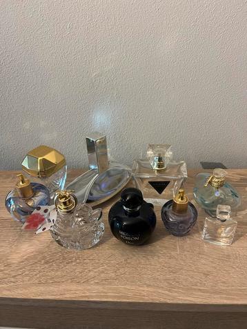 Vintage Parfumflesjes - Partij van 9 stuks beschikbaar voor biedingen