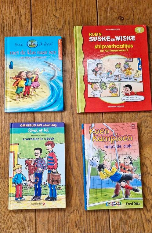 4 leuke (strip)boeken voor de beginnende lezer (groep 3/4), Boeken, Kinderboeken | Jeugd | onder 10 jaar, Zo goed als nieuw, Fictie algemeen