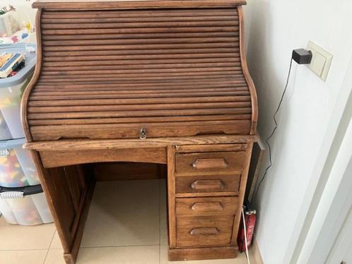 Te koop een mooi antiek rolluikbureau, Antiek en Kunst, Antiek | Kantoor en Zakelijk, Ophalen
