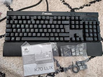 Corsair K70 LUX, cherry MX red gaming toetsenbord/keyboard  beschikbaar voor biedingen
