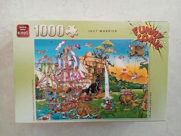 Puzzle Just Married - 1000 stukjes (Ruilen of Bieden)