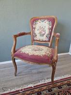 Antieke Klassieke Stoel met Tapestry Bekleding, Ophalen