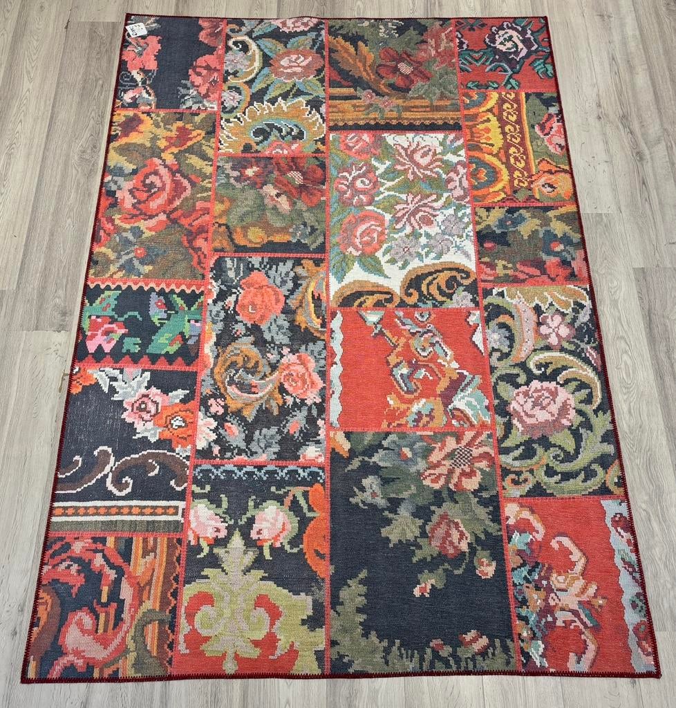 OPRUIMING !! Fleurige Rozenkelim tapijt maat:230x160, 150 tot 200 cm, Ophalen of Verzenden, Tapijtenhuis, Rechthoekig