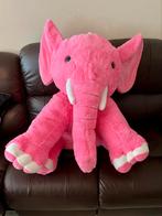 Grote roze pluchen olifant, Ophalen, Zo goed als nieuw, Olifant