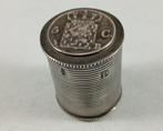 Pillendoos muntkoker Massief 835 zilver, Postzegels en Munten, Munten | Nederland, Koning Willem I, Zilver, Ophalen of Verzenden
