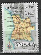 Angola 1955 - Yvert 384 - Kaart van de Provincie Angola (ST), Ophalen, Overige landen, Gestempeld
