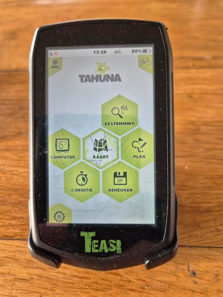 Teasi one fietsnavigatie, Fietsen en Brommers, Fietsaccessoires | Fietscomputers, Gebruikt, Waterdicht, Ophalen