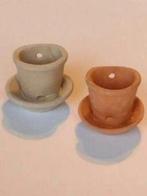 hertshoornpot 1:12 in beige of terra cotta - Fennicole, Ophalen, Nieuw, Gebruiksvoorwerp