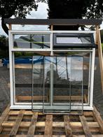 Hardhouten kozijn incl dubbel glas, Ophalen, Zo goed als nieuw, Hout, Raamkozijn