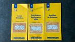 Vintage Michelin Kaarten Frankrijk Lyon, Bordeaux, Aurillac, Boeken, Atlassen en Landkaarten, Frankrijk, Landkaart, 1800 tot 2000